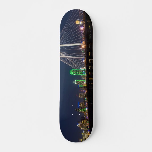 Dallas Bridge View Skateboard (Front)