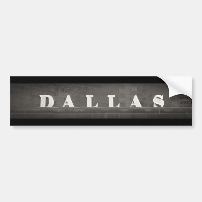 Dallas Bumper Sticker (Front)