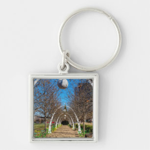 Dallas Christmas Arches Key Ring