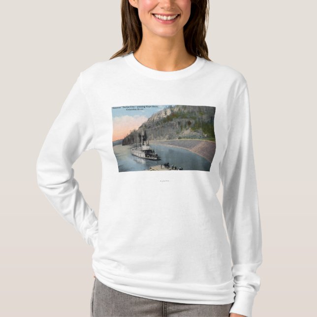 Dallas City Steamer on Columbia River T-Shirt (Front)