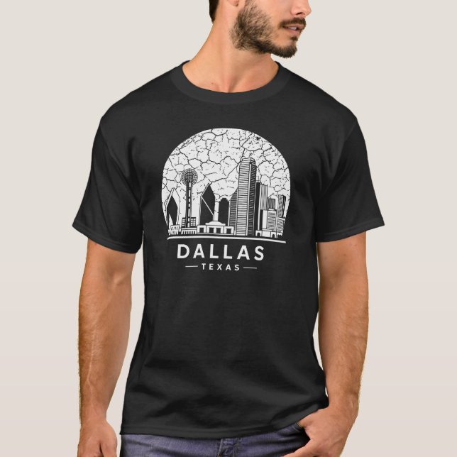 Dallas City Texas T-Shirt (Front)
