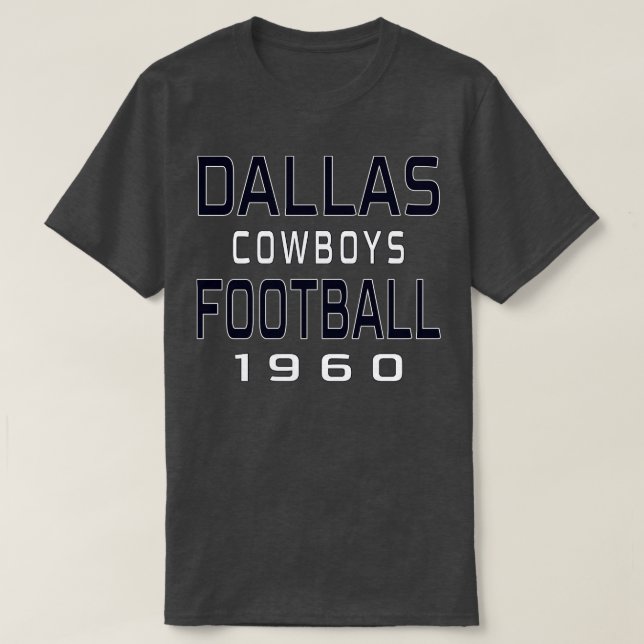 Dallas Cowboys  1960 Classic TShirt (Design Front)
