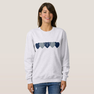Dallas Cowboys Heart Football Sweatshirt