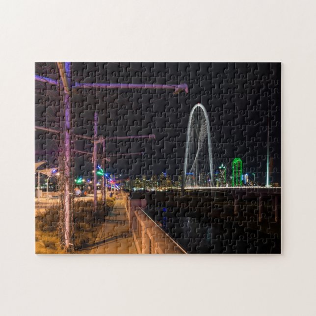 Dallas Evening Walk Jigsaw Puzzle (Horizontal)