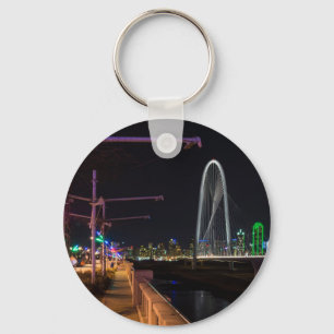Dallas Evening Walk Key Ring