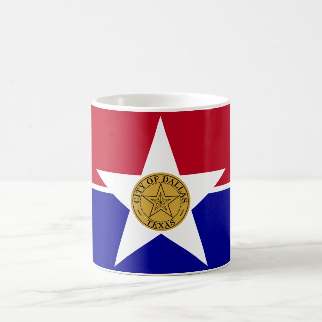 Dallas Flag Coffee Mug (Center)