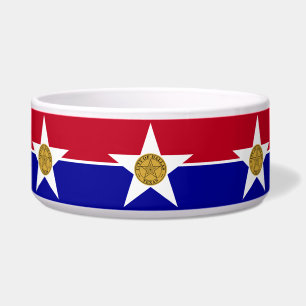 Dallas Flag Pet Bowl