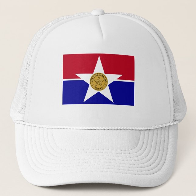 Dallas Flag Trucker Hat (Front)