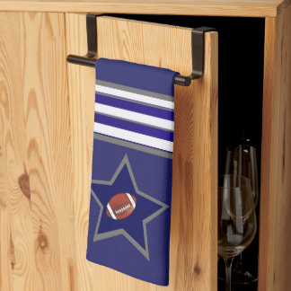 Dallas Football Fan Customizable Design Tea Towel