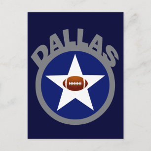 DALLAS FOOTBALL POSTCARD