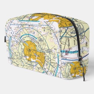 Dallas - Ft. Worth Flyway Chart Dopp Kit