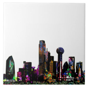 Dallas graffiti tile