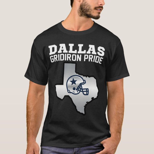 DALLAS GRIDIRON PRIDE - TEXAS FOOTBALL  T-Shirt (Front)