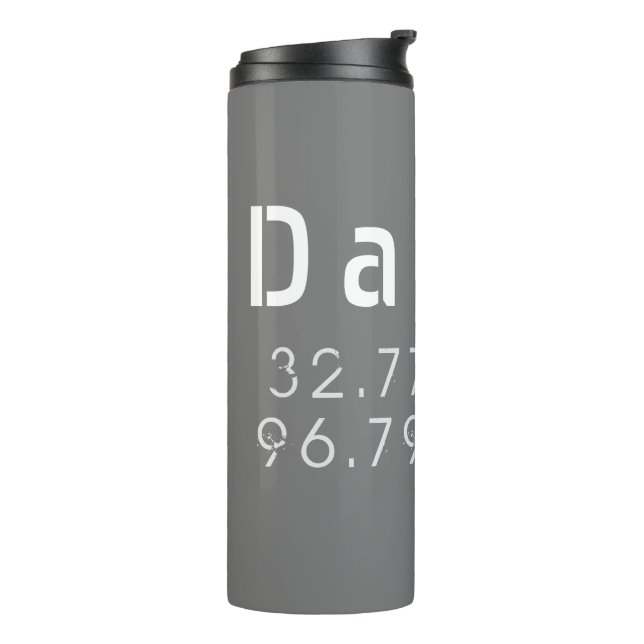 Dallas Latitude Longitude Thermal Tumbler (Rotated Left)