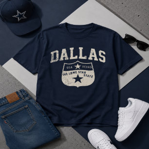 Dallas Lone Star State Vintage Graphic T-Shirt