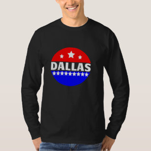 Dallas Patriotic Colours USA Sport America Veteran T-Shirt