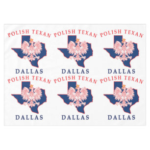 Dallas Polish Texan Tablecloth