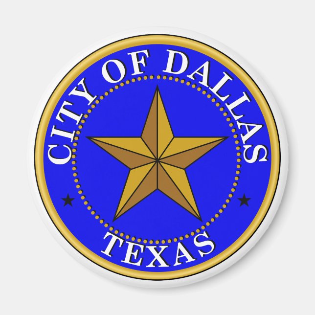 Dallas Seal Magnet (Front)