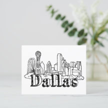 Dallas Skyline Art Design Dallas Skyline Design