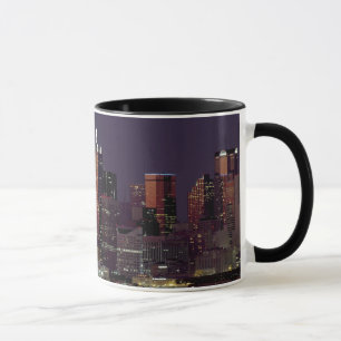 Dallas Skyline at Night Mug