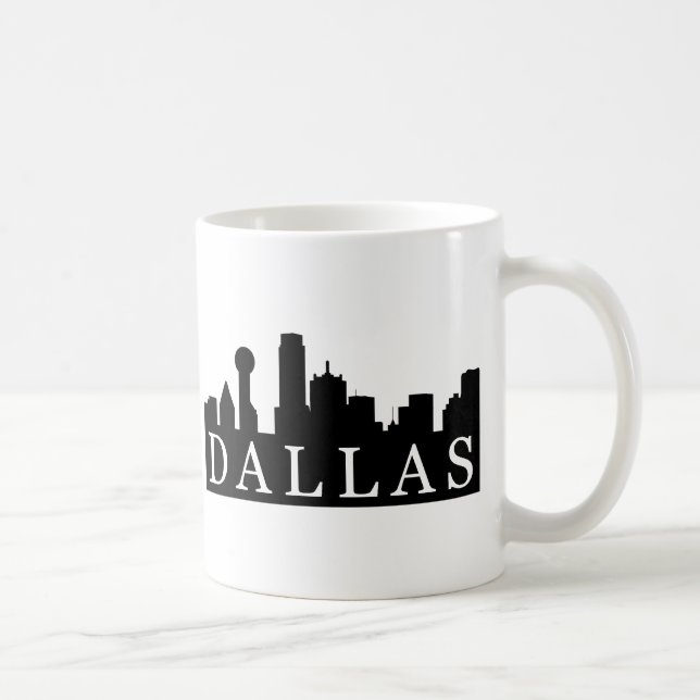 Dallas Skyline Coffee Mug (Right)