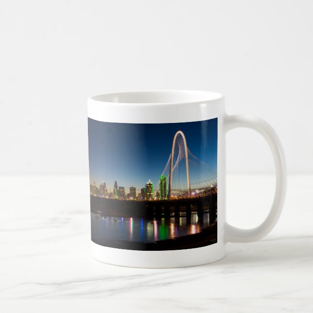 Dallas Skyline Dawn Coffee Mug (Right)