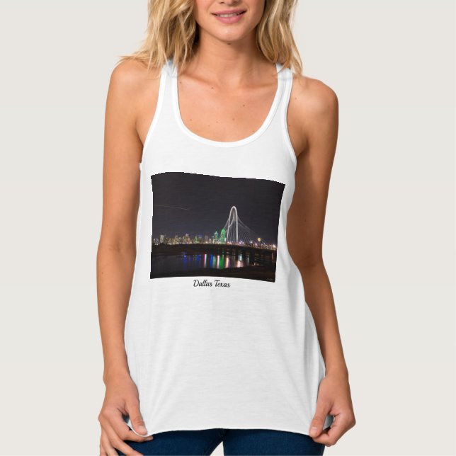 Dallas Skyline Hunt Tank Top (Front)