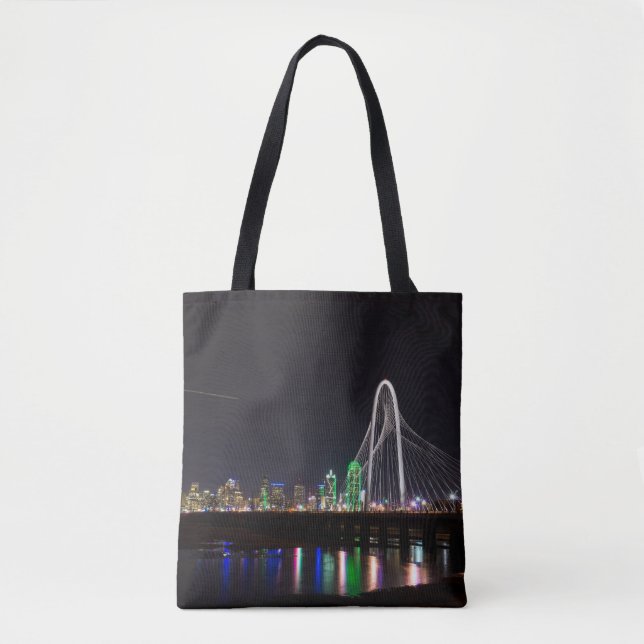 Dallas Skyline Hunt Tote Bag (Front)
