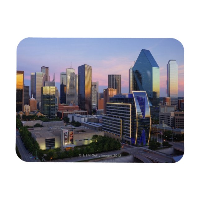 Dallas Skyline Magnet (Horizontal)