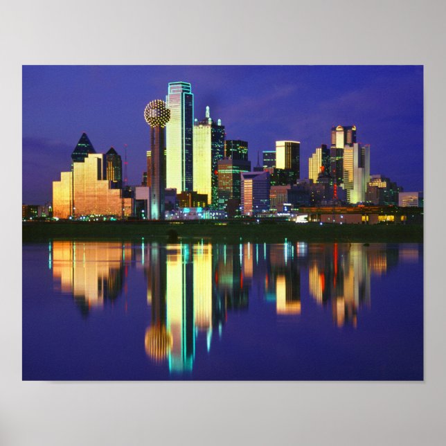 Dallas Skyline Poster (Front)