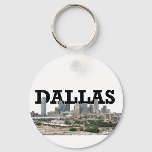 Dallas Skyline with Dallas in the Sky Key Ring