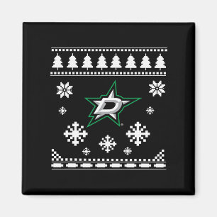Dallas Stars Ugly Christmas Sweater Holidaze  Magnet
