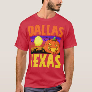 Dallas Teas Happy Halloween Party Local City Pride T-Shirt