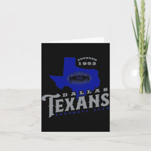 Dallas Texans  Card