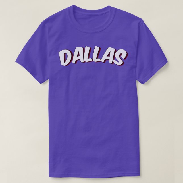 Dallas Texas 1 T-Shirt (Design Front)