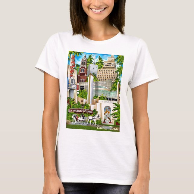 Dallas, Texas-2 T-Shirt (Front)