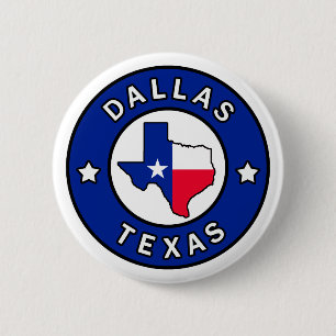 Dallas Texas 6 Cm Round Badge