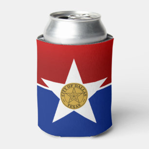 Dallas (Texas) city flag Can Cooler