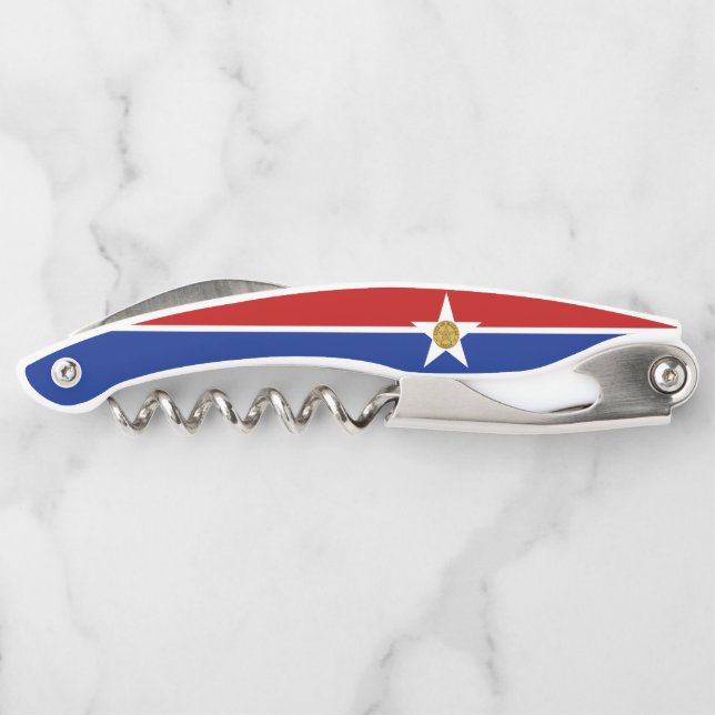 Dallas (Texas) city flag  Corkscrew (Back)