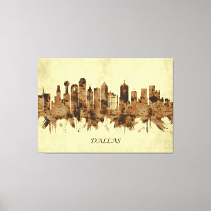 Dallas Texas Cityscape Canvas Print