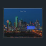 Dallas, Texas cityscape photograph, Postcard<br><div class="desc">Dallas,  Texas cityscape photograph</div>