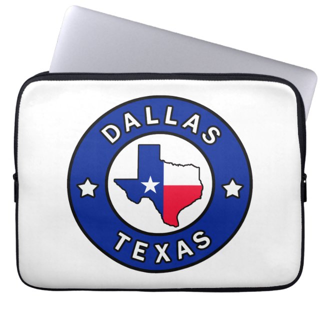 Dallas Texas Laptop Sleeve (Front)