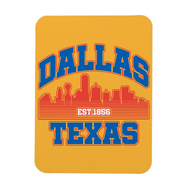 Dallas,Texas Magnet (Vertical)