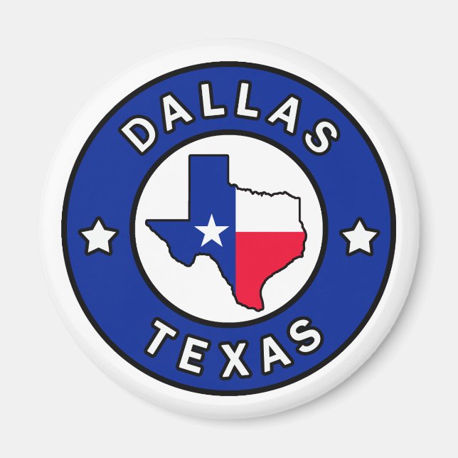 Dallas Texas Magnet (Front)