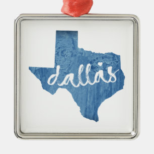 Dallas, Texas Metal Tree Decoration