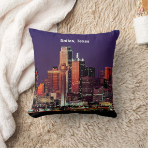 Dallas, Texas Skyline Cushion