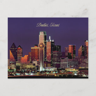 Dallas, Texas skyline Postcard