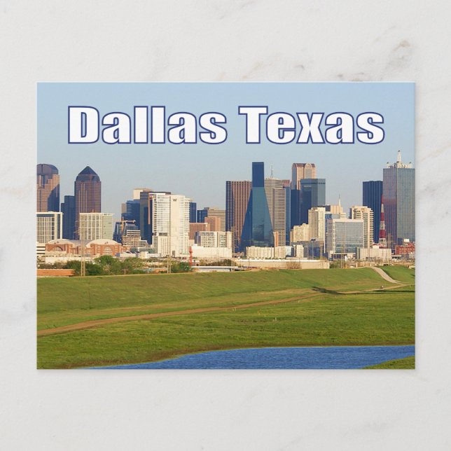 Dallas, Texas Skyline, United States Postcard (Front)