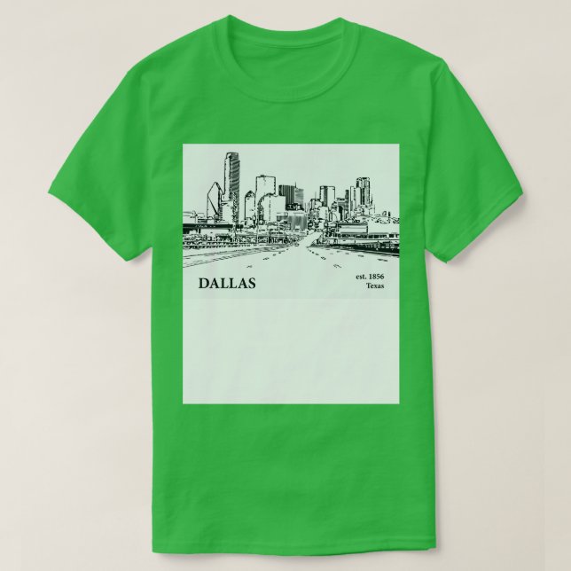 Dallas Texas TShirt 4 (Design Front)
