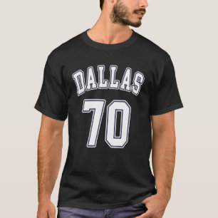 Dallas Texas Us American College Font Number 70 T-Shirt